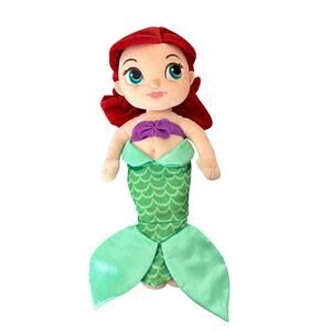 Disney Little Mermaid Ariel Doll Plush Toy 12" Animators Collection Stuffed